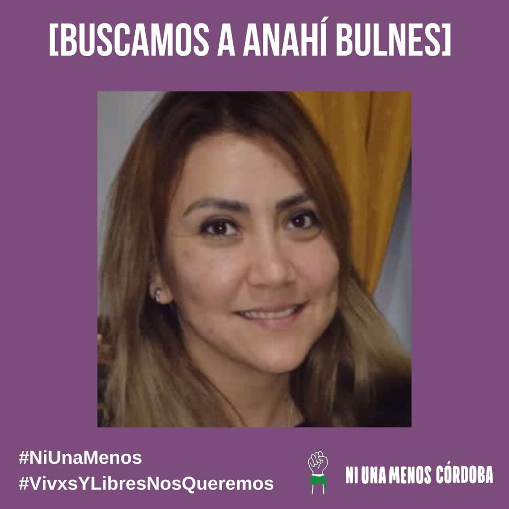 Anahí Bulnes: se cumplió un mes de su desaparición y exigen que se intensifique su búsqueda 