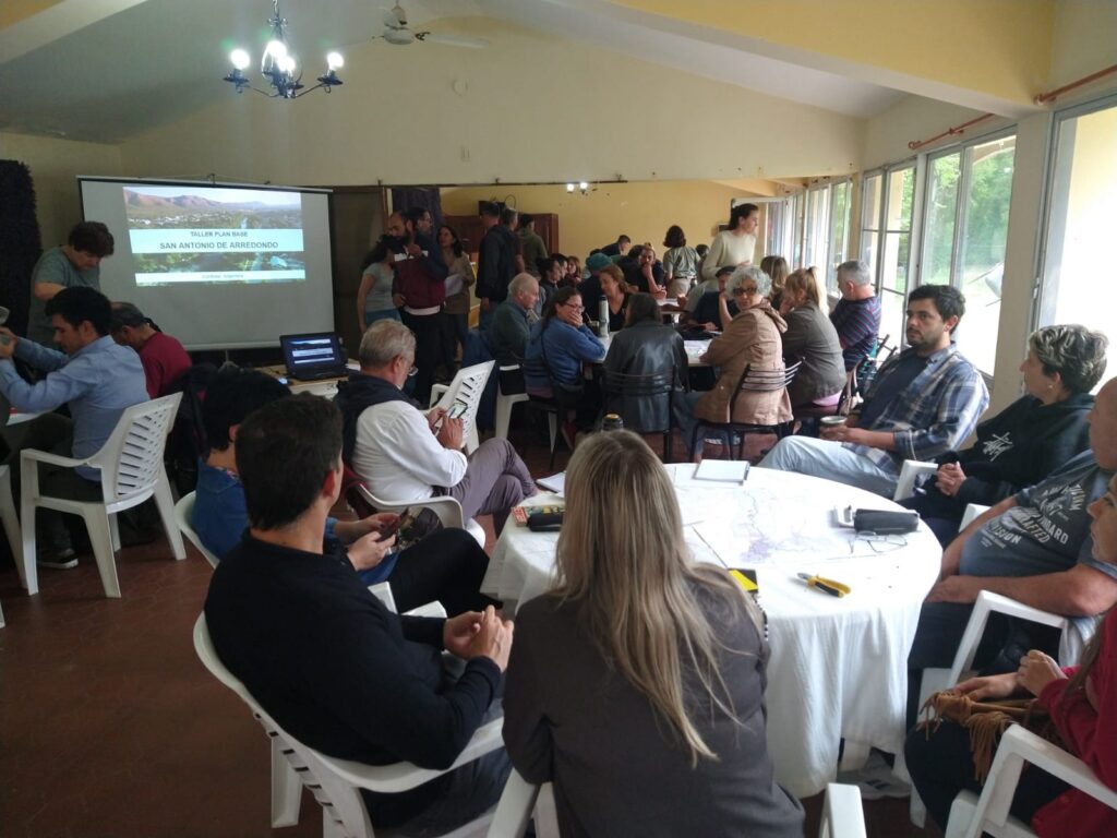 San Antonio: con gran participación, se desarrolló el primer taller de ordenamiento territorial 