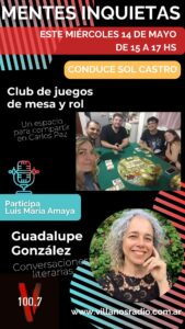 Juegos, deporte y literatura en «Mentes Inquietas»