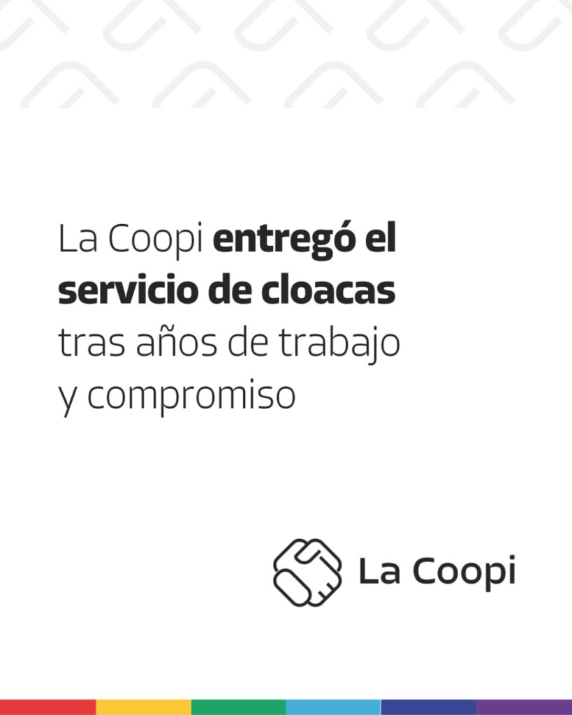 La Coopi entregó oficialmente el servicio de cloacas a la municipalidad de Carlos Paz