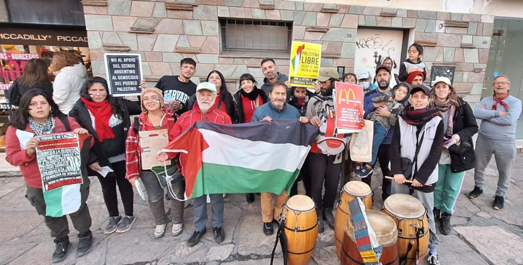 Punilla se sumó a la “Marea Roja por Palestina Libre”