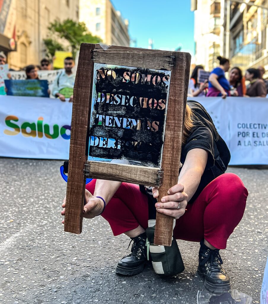 “No somos desechos, tenemos derechos”: Córdoba marchó por la salud mental