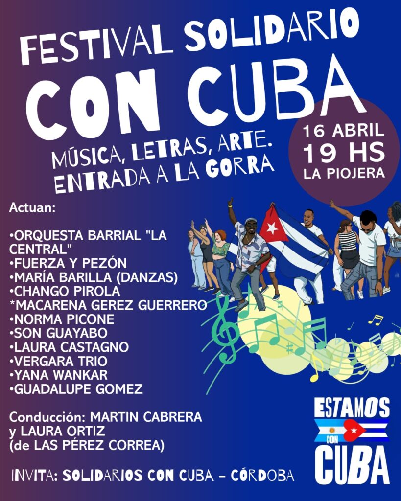 Festival solidario con Cuba en Córdoba